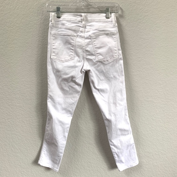 FRAME Denim Le High Skinny Crop Distressed Jeans - Picture 4 of 8